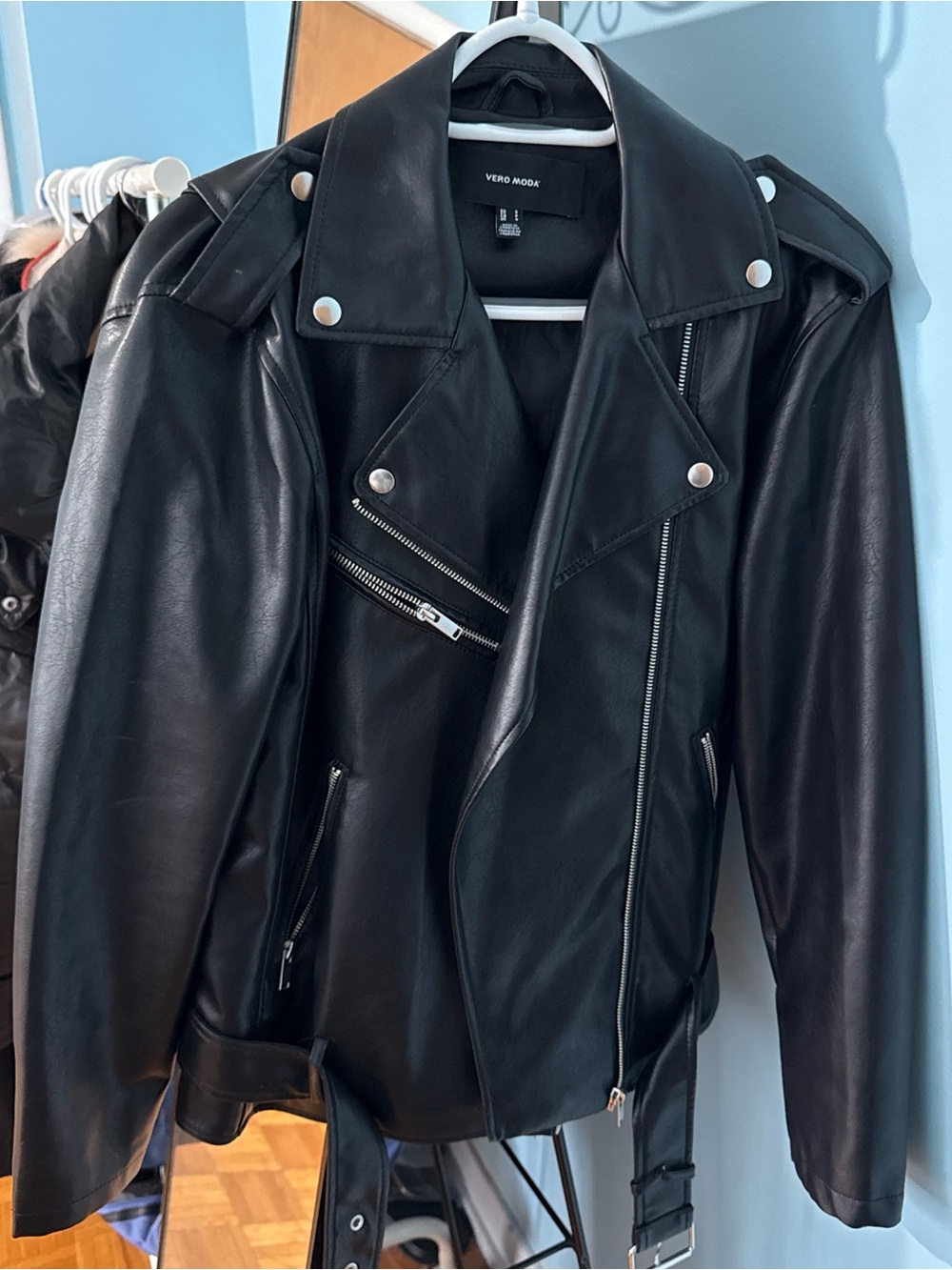 Vero Moda Black Faux Leather Jacket